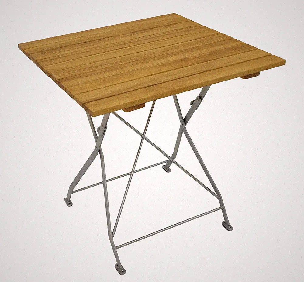 Gartentisch Klapptisch Biergartentisch -möbel BAD TÖLZ 70x70cm, 2. WAHL