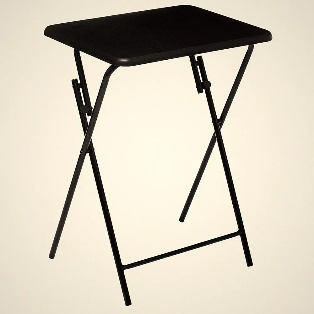 Gartentisch Klapptisch Campingtisch schwarz 48x38x65 cm Balkon Klappbarer Tisch