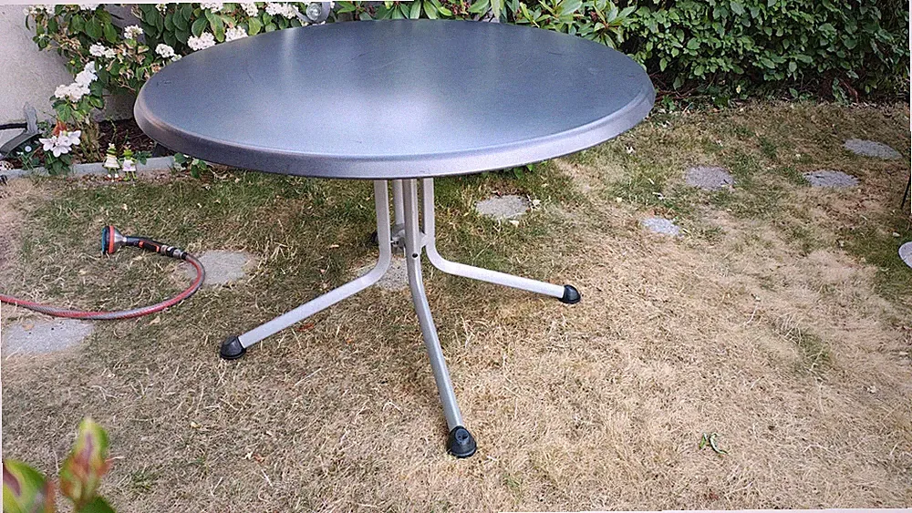 Gartentisch Klapptisch Kettler Klappbar Alu 115cm rund