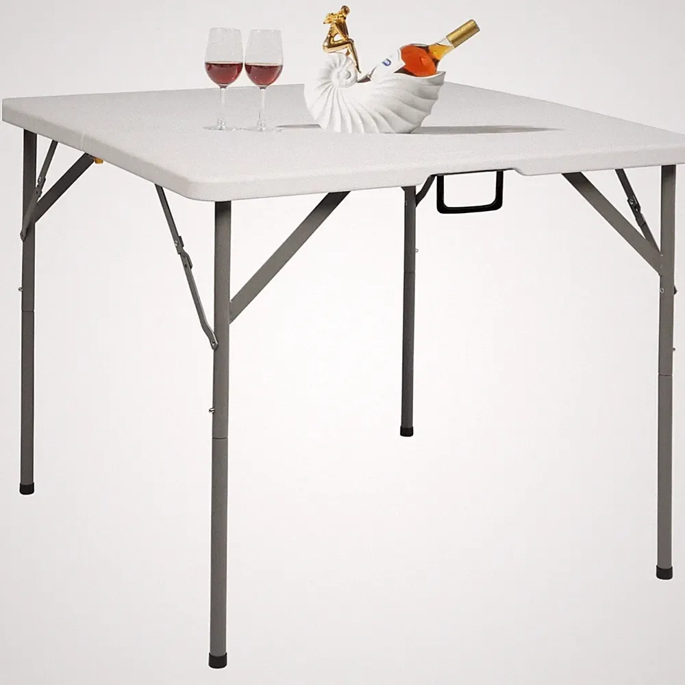 Gartentisch Klapptisch Klappbar Wetterfest Camping Tisch 86x86 cm