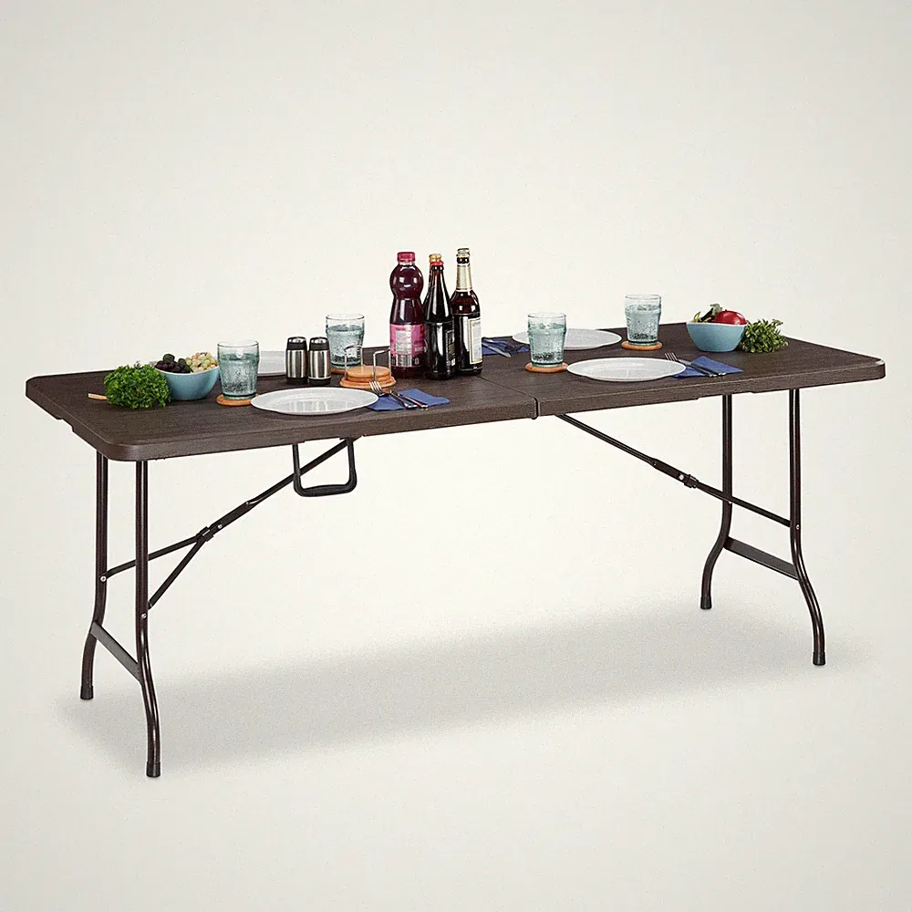 Gartentisch Klapptisch Terrassentisch wetterfest leicht Campingtisch 8 Personen