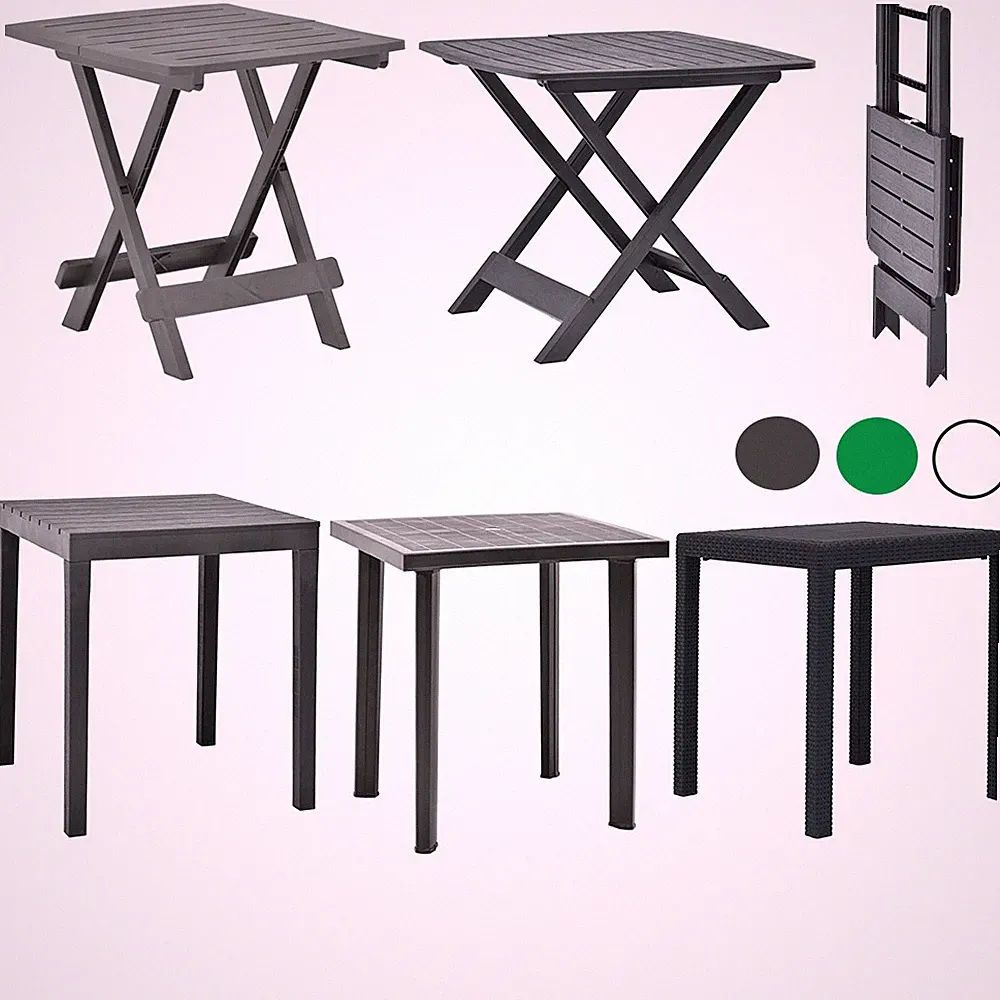 Gartentisch Kunststoff Bistrotisch Beistelltisch Tisch Terrassentisch Klappbar