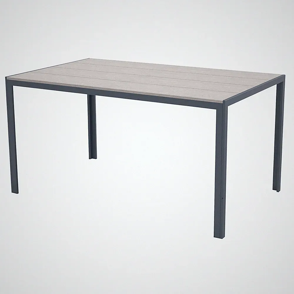 Gartentisch Nonwood 150x90cm rechteckig Tisch Camping Balkontisch Terrassentisch
