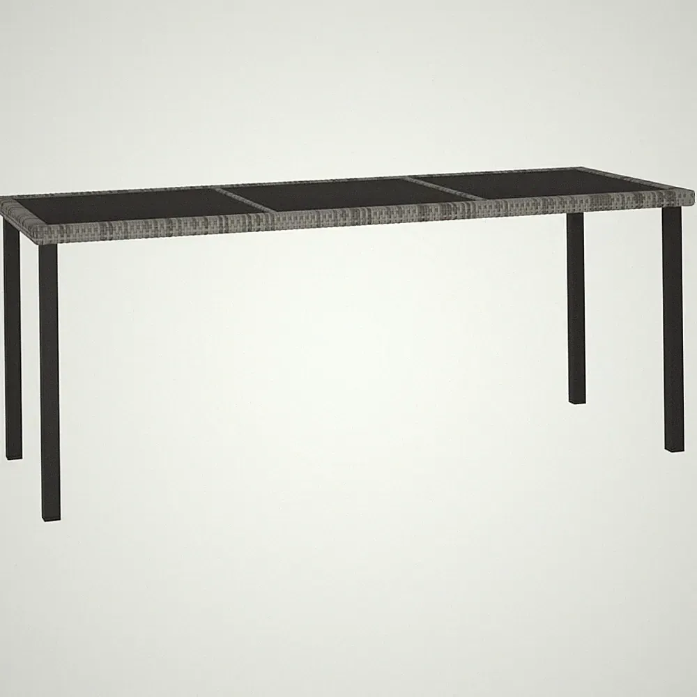 Gartentisch Poly Rattan Esstisch Terrassentisch Mehrere Auswahl vidaXL