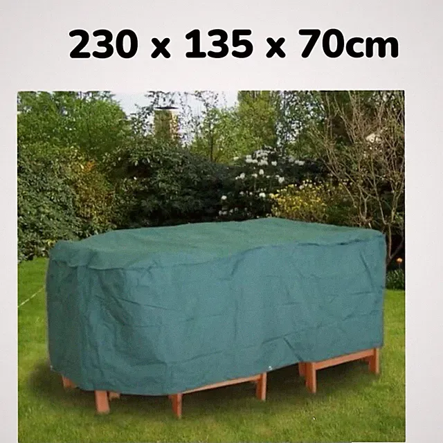 Gartentisch Sitzgruppen Abdeckung PREMIUM Schutzhülle OVAL Polyester 300g/m2