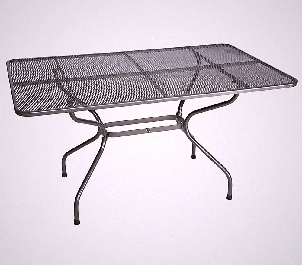 Gartentisch Streckmetall- Tisch 145 x 90 x 74 cm, MWH