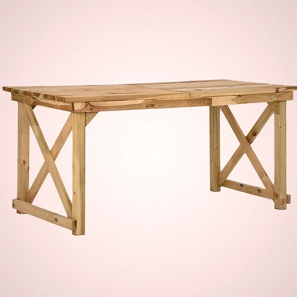 Gartentisch Terrassentisch Esstisch Holztisch Kiefernholz Imprägniert vidaXL
