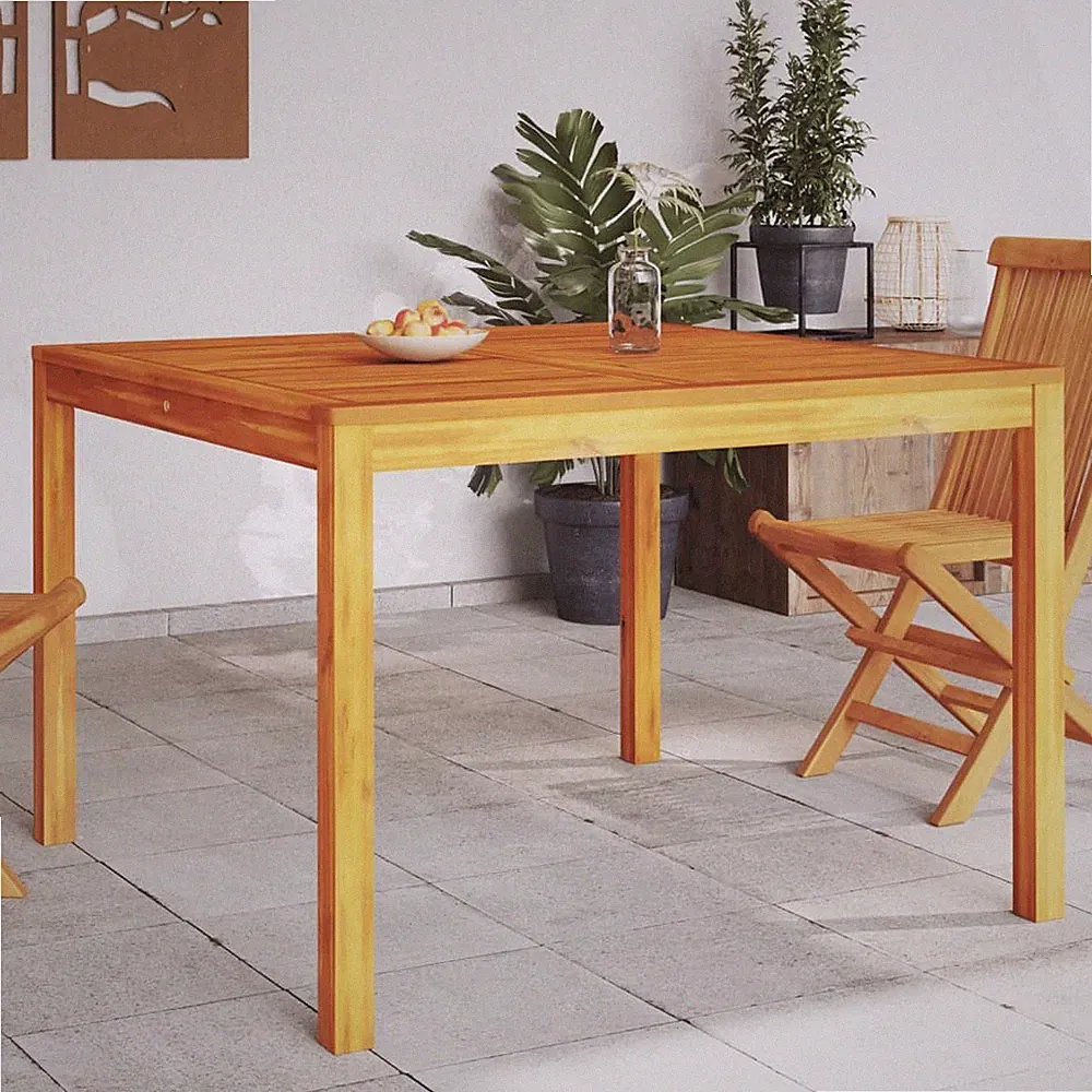 Gartentisch Terrassentisch Holztisch Gartenmöbel Eukalyptus Holz quadratisch