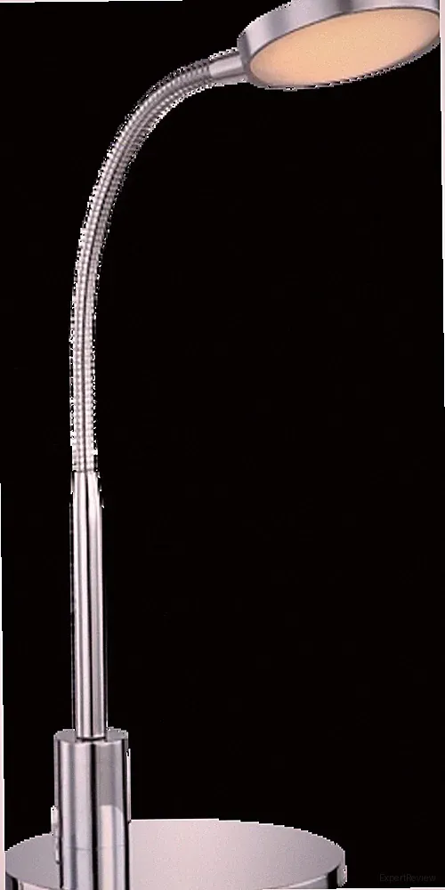 GLOBO PEGASI Tischleuchte Aluminium verchromt, LED, warmweiß, 550 lm, 42 cm, IP2