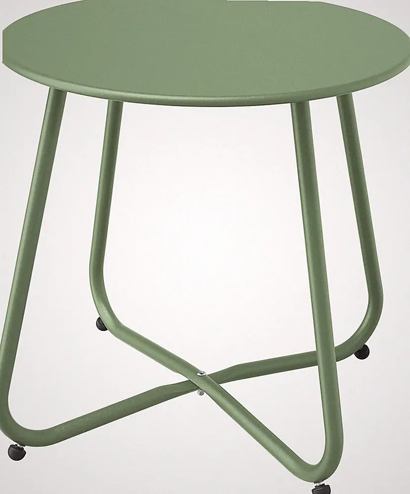Grand patio Beistelltisch Kaffeetisch Rund Garten Beistelltisch Outdoor