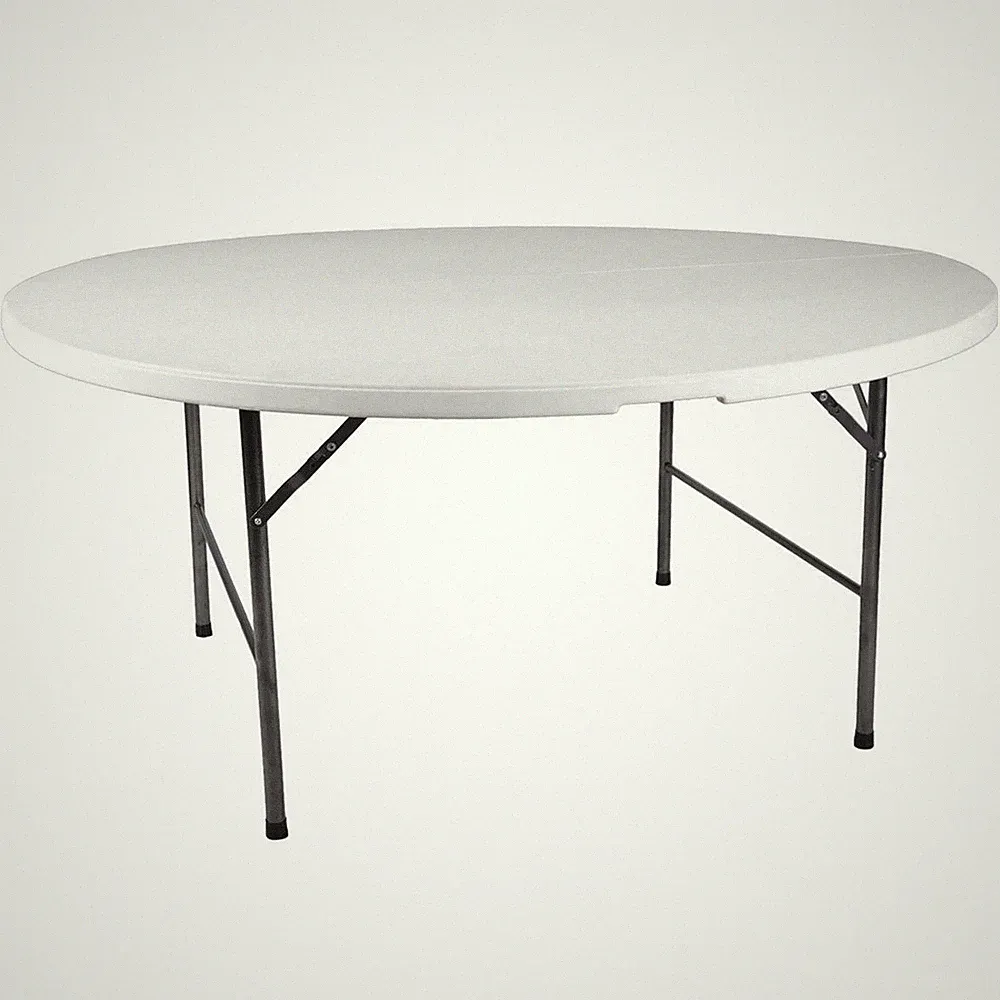 Großer Klapptisch "CASSIUS" rund 160 cm Campingtisch Tisch Partytisch Kunststoff
