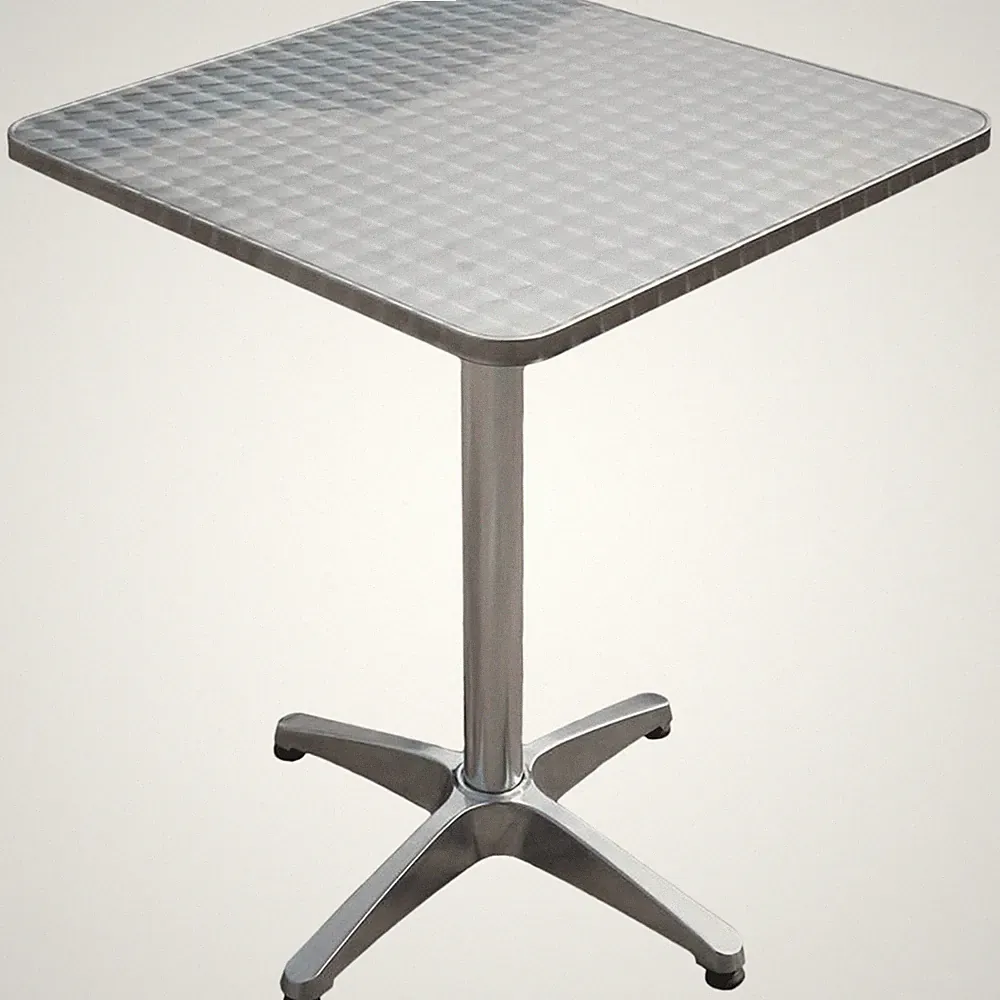 Harms 950364 Bistrotisch Alu Quadratisch