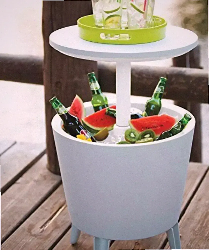 Keter Cool Bar Mehrzweck Gartenmöbel - Weiß