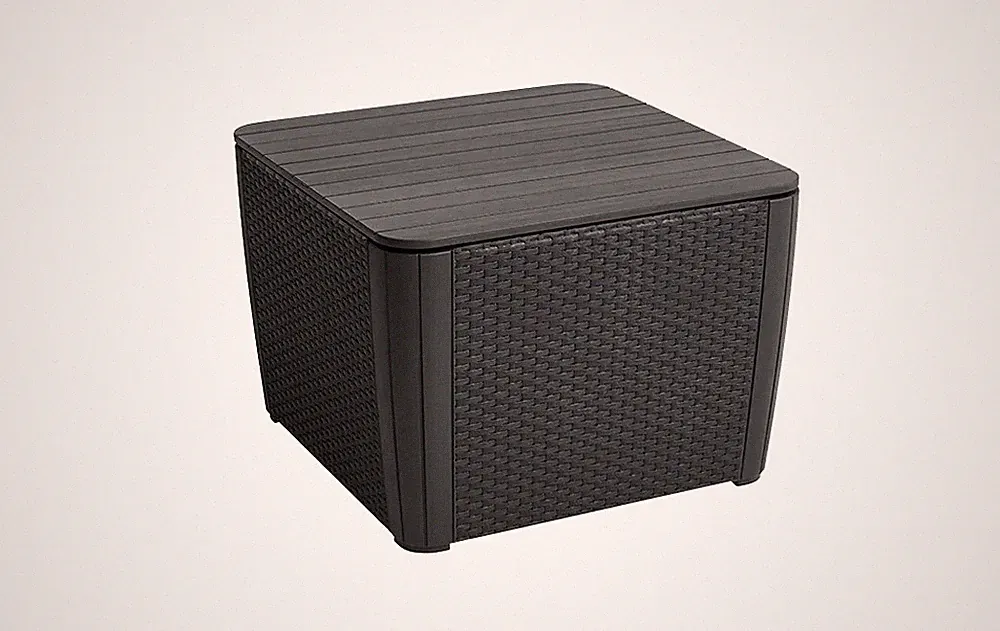 Keter Gartentisch Luzon Plus flat wicker, graphit