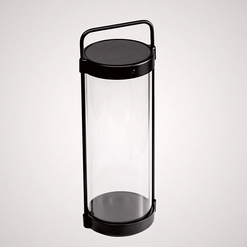 Kettler LED Laterne 45 cm rund KETTLIGHT Tischleuchte grau