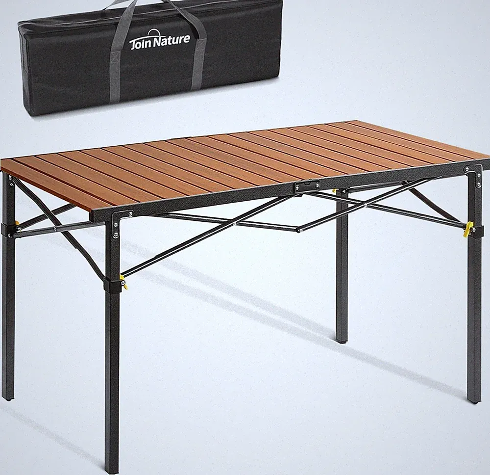 Klappbarer Campingtisch 118x70CM - Alu Klapptisch für 6 Personen - Outdoor Tisch