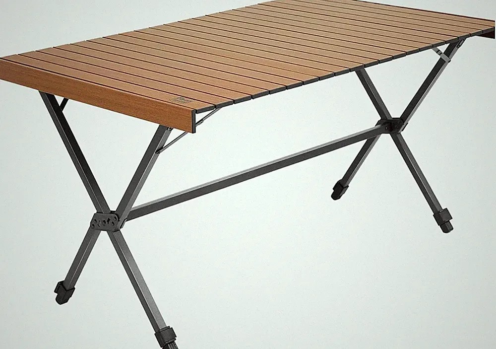 Klappbarer XXL Campingtisch - Höhenverstellbar & Multifunktional
