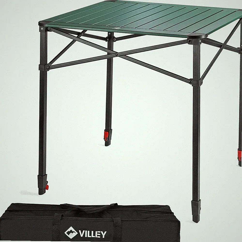 Klapptisch Aluminium 70x70x78cm Outdoor Tisch Gartentisch Camping Beistelltisch