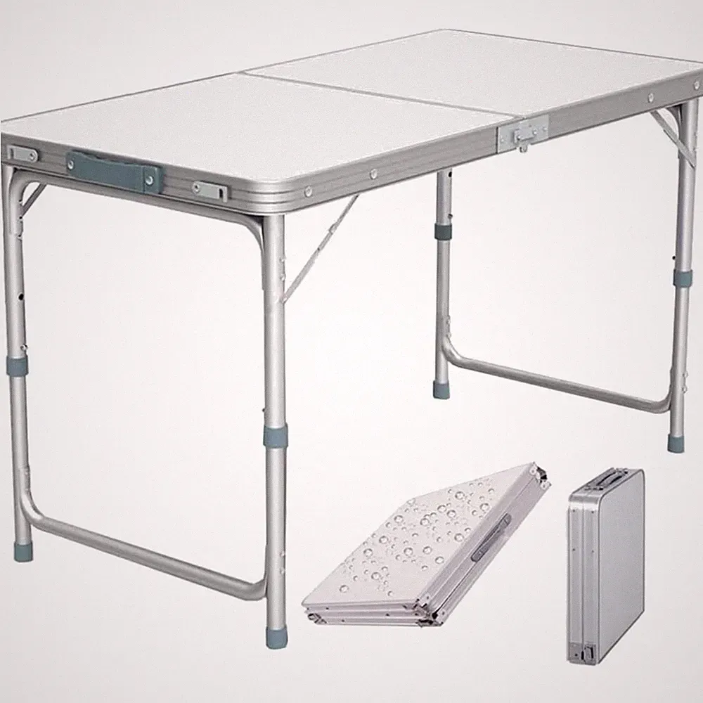 Klapptisch Aluminium faltbar Gartentisch Camping Tisch 120 cm