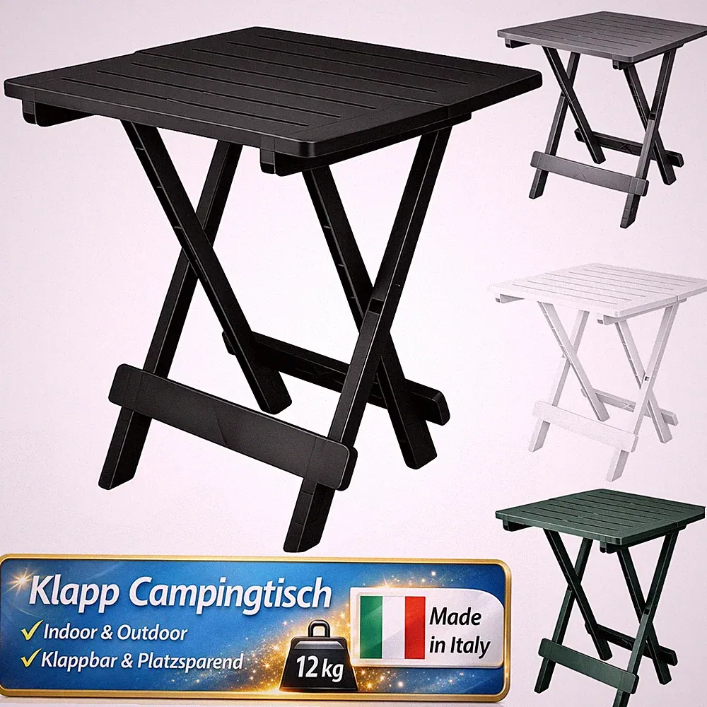 Klapptisch Beistelltisch Terrassen Camping Tisch Klappbar Camper Balkon 5 Farben