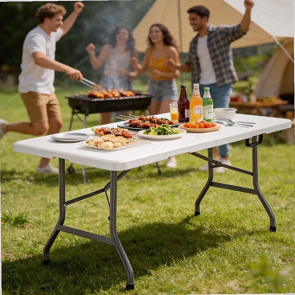 Klapptisch | Campingtisch Gartentisch Partytisch Picknicktisch Tragbar Stabil