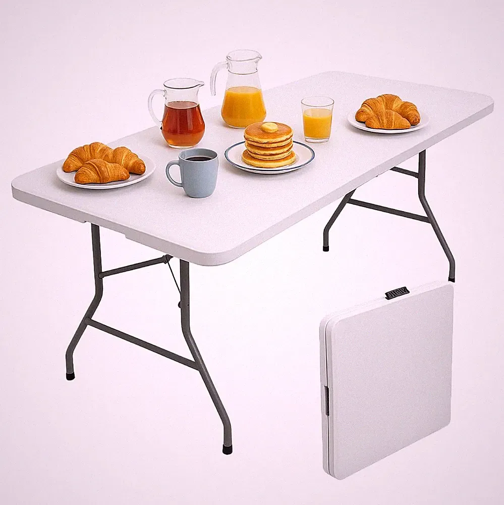 Klapptisch für den Garten, perfekt als Campingtisch, Buffettisch, Küchentisc...