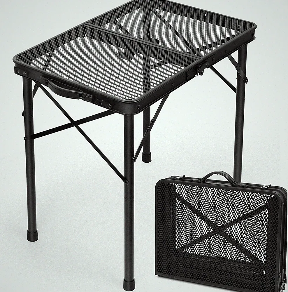 Klapptisch für Grillen, Camping, Garten - Höhenverstellbar