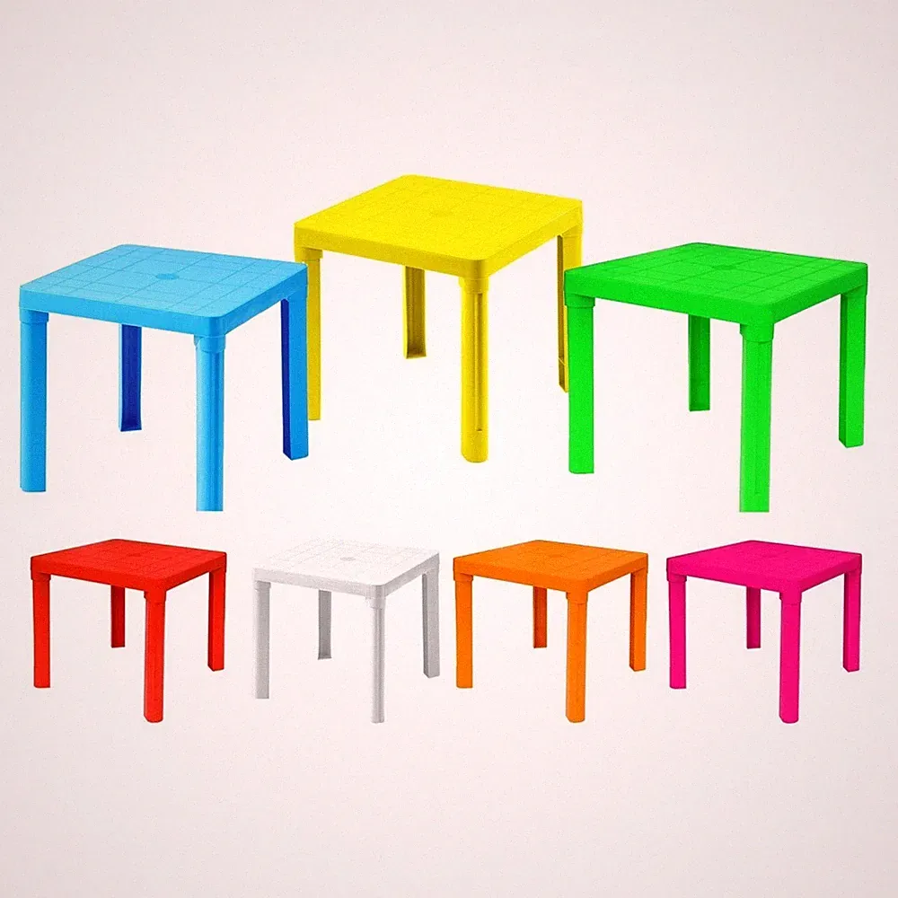 Kleiner Tisch Kunststoff für Kinder Kelche Wein Spiel für Schlafzimmer Garten