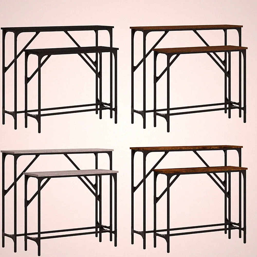 Konsolentische Gartentisch Balkontisch Couchtisch Kaffeetisch Holzwerkstoff