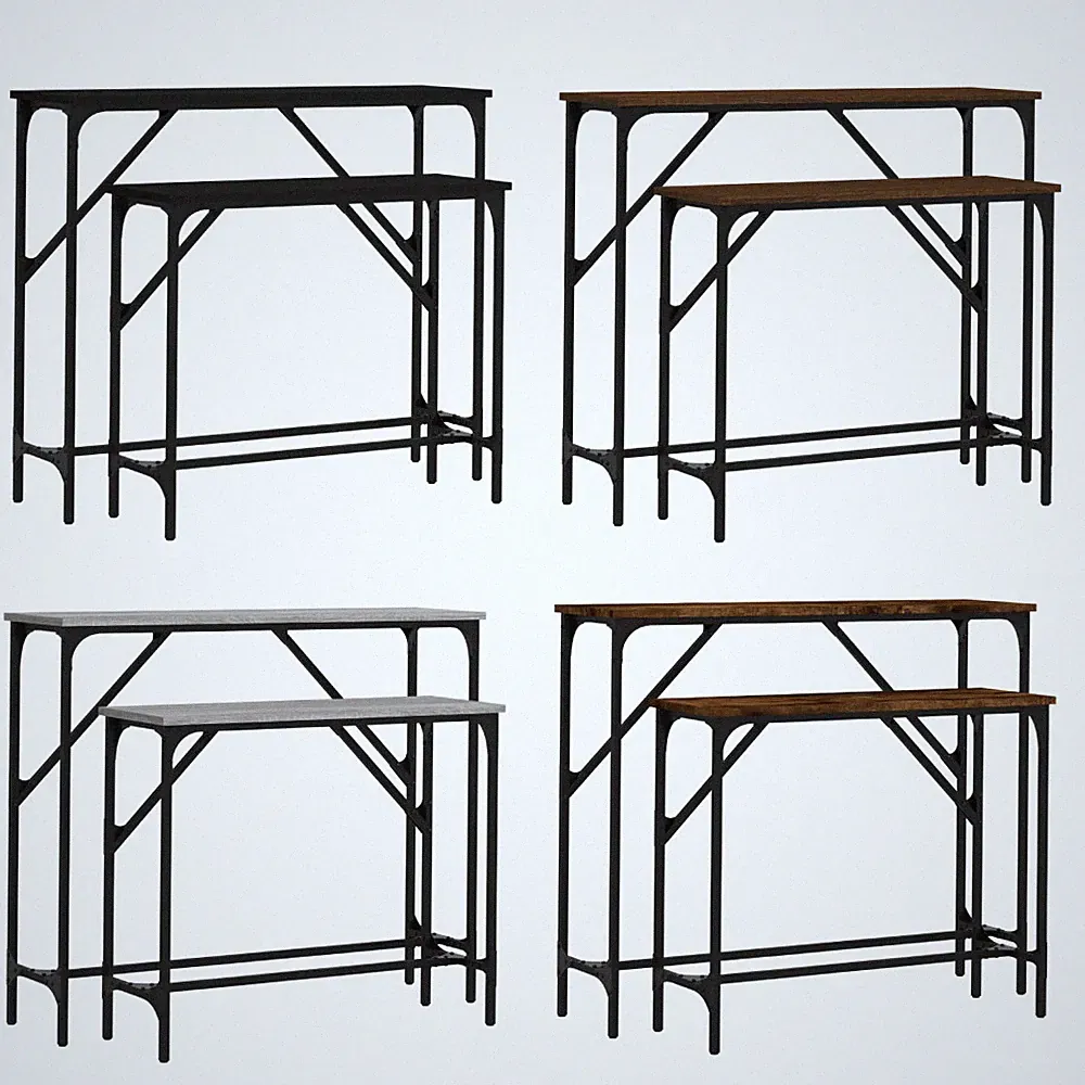 Konsolentische Gartentisch Balkontisch Couchtisch Kaffeetisch Holzwerkstoff