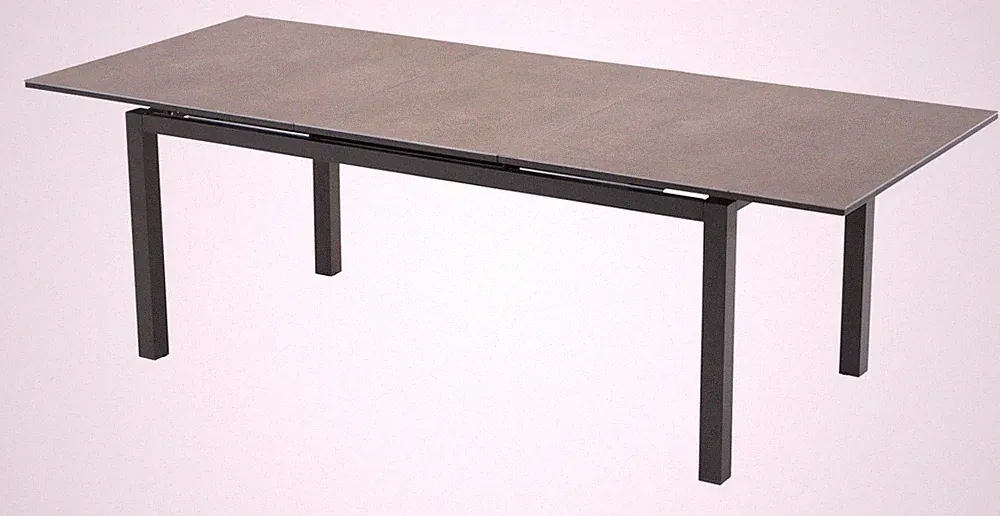 Lesli Living Ausziehtisch Diningtisch Lagos Negro 180/240x100 cm Auszugstisch