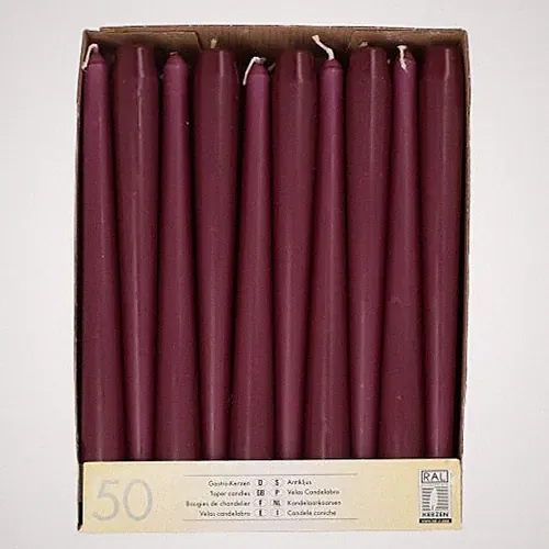 Leuchterkerzen Ø 2,2cm, 25cm Spitzkerzen Tafelkerzen Tischdeko Stabkerzen Kerzen