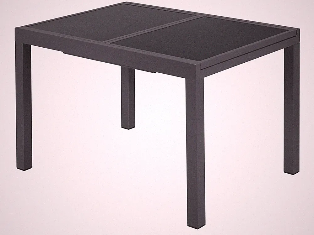 LIVARNO® Alu-Gartentisch »Houston / Toronto« anthrazit - B-Ware sehr gut