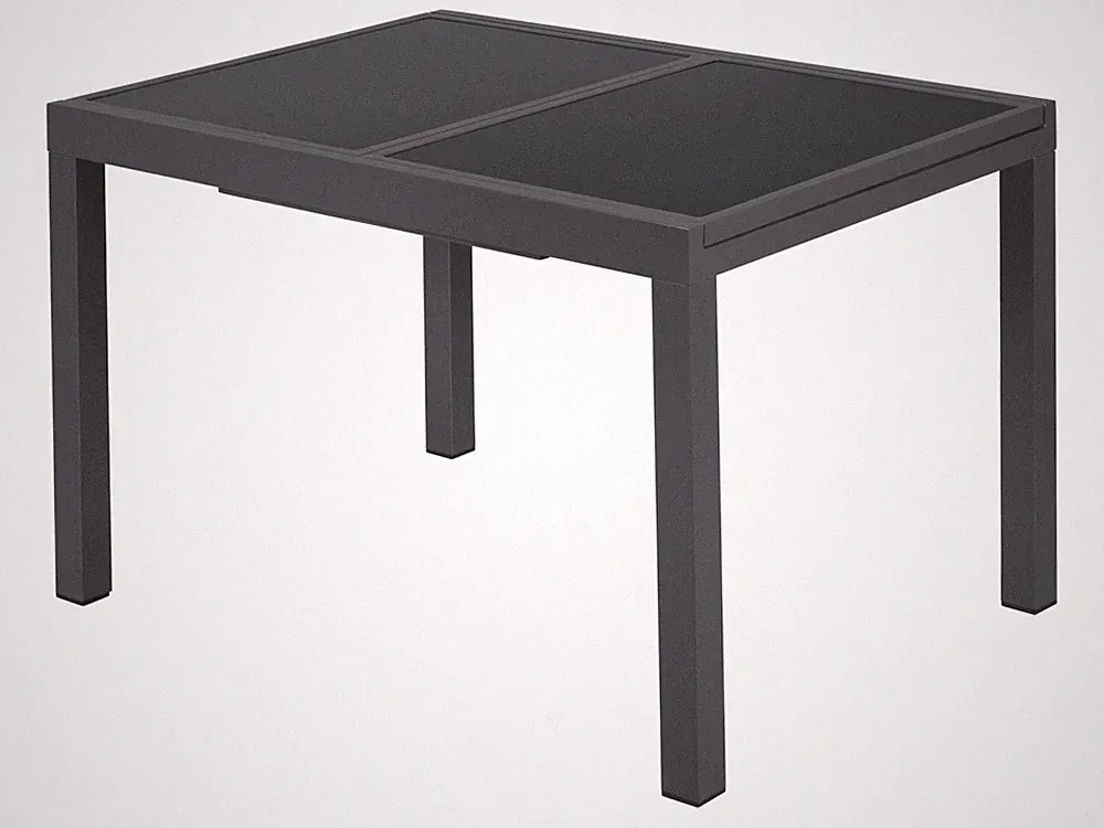 LIVARNO® Alu-Gartentisch »Houston / Toronto« grau, 120-180 x 89 x 75 cm - B-Ware