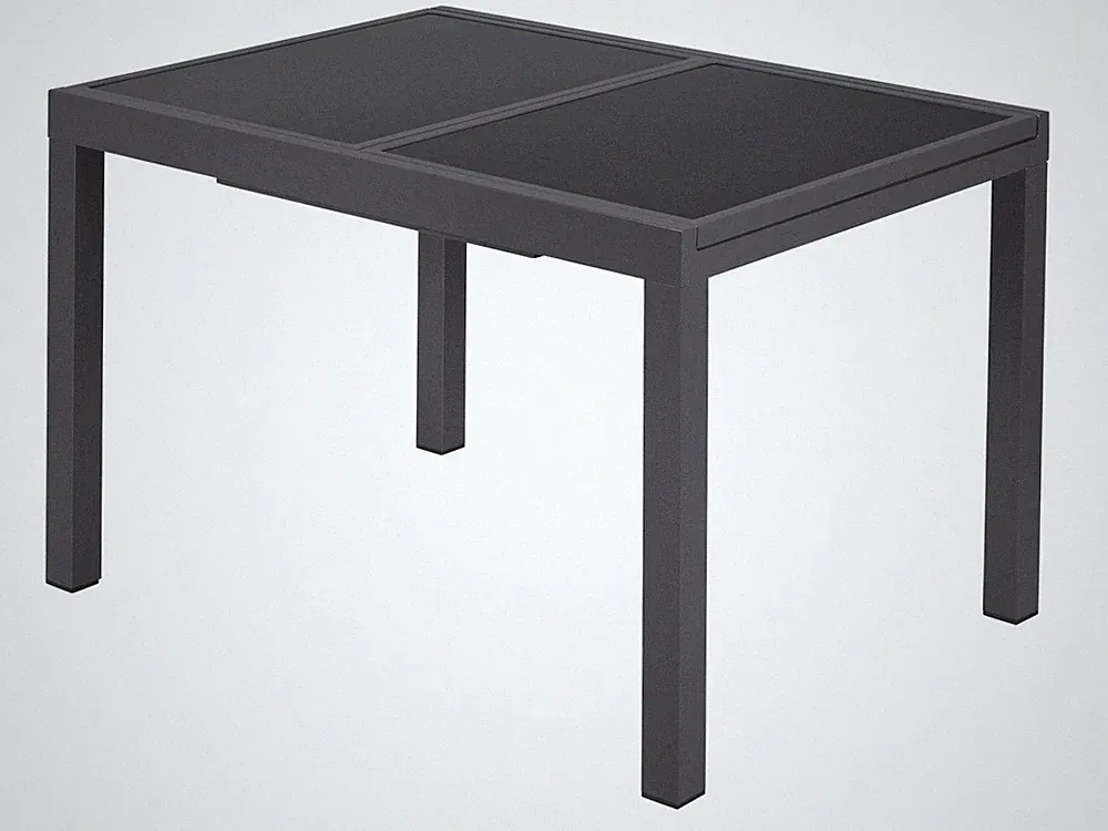 LIVARNO® Alu-Gartentisch »Houston / Toronto« grau, 120-180 x 89 x 75 cm - B-Ware
