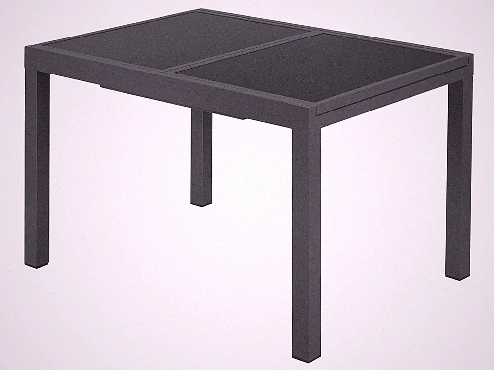 LIVARNO® Alu-Gartentisch »Houston / Toronto« grau, 120-180 x 89 x 75 cm - B-Ware