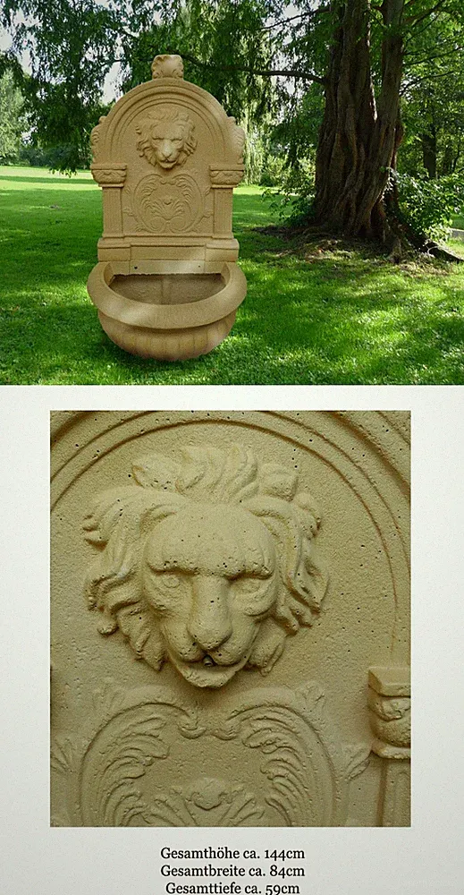 Löwenbrunnen Brunnen Zierbrunnen Kaskade Tischbrunnen Zimmerbrunnen
