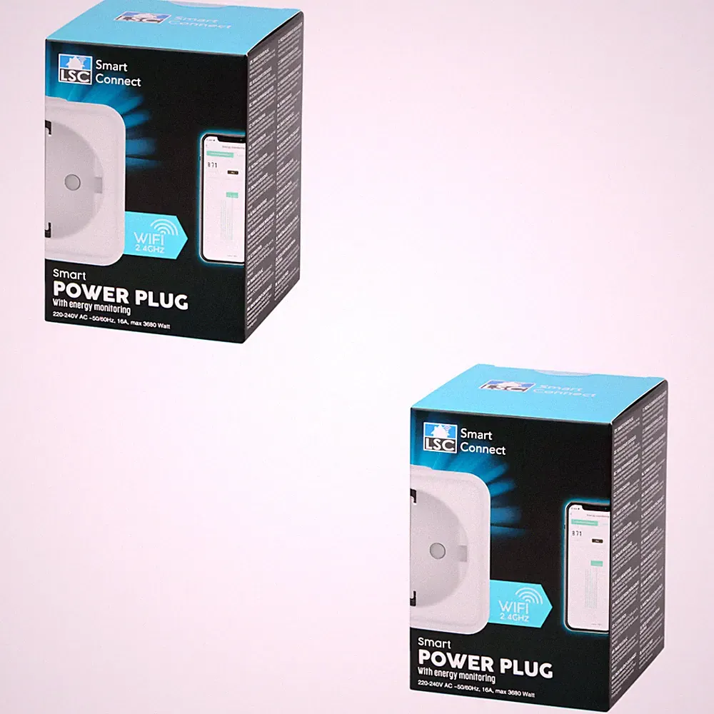 LSC Smart Connect - 2x WLAN Smart Steckdose Set Alexa Google Home Energiemonitor