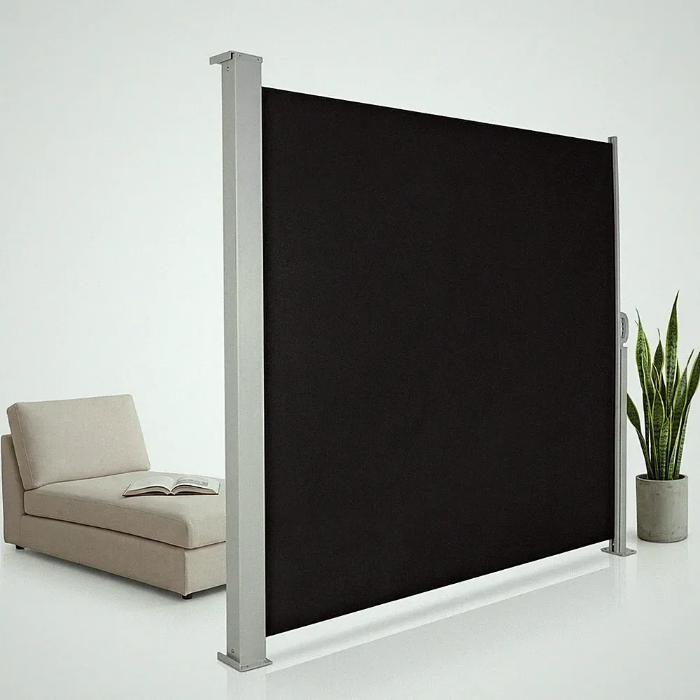 Markise Windschutz Trennwand 160x300CM Terasse Seitenwand Seitenrollo Terasse