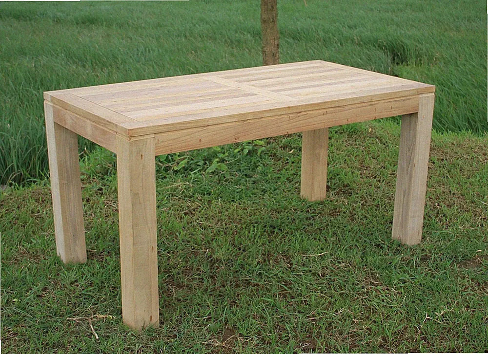 Massiver Premium Teaktisch rechteckig Gartentisch Gartenmöbel Teakmöbel 3 Größen