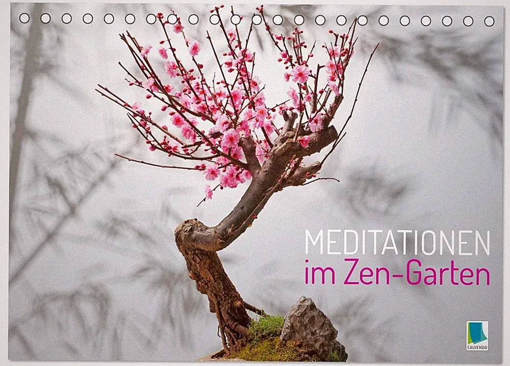Meditationen im Zen-Garten (Tischkalender 2027 DIN A5 quer), CALVENDO Monatskale