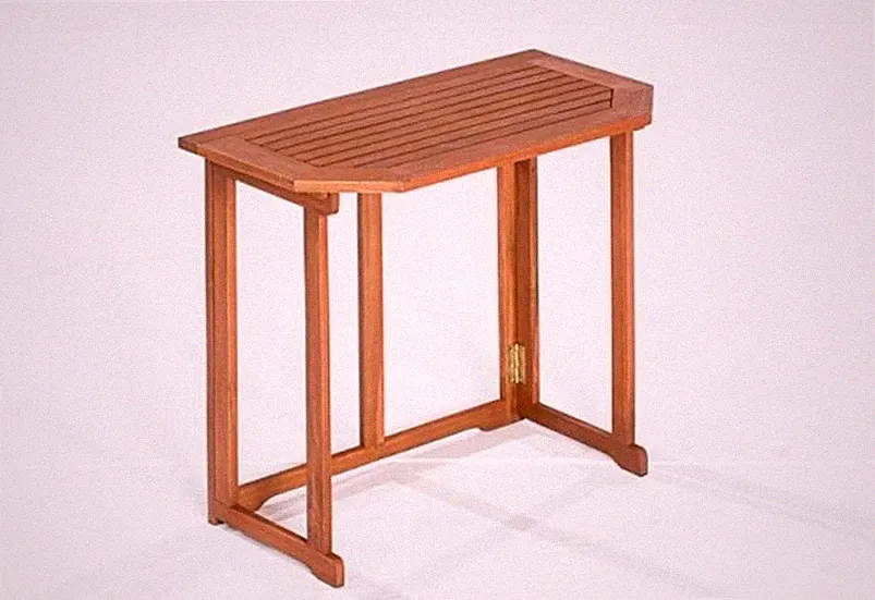 Merxx Gartentisch Klappentisch eckig, 90 x 60 x 74 cm, Eukalyptusholz