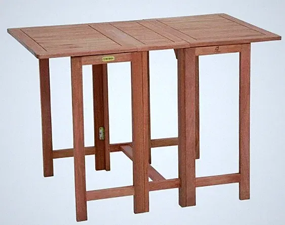 Merxx Gartentisch Klapptisch, 107 x 65 cm, Tisch Holztisch Eukalyptus