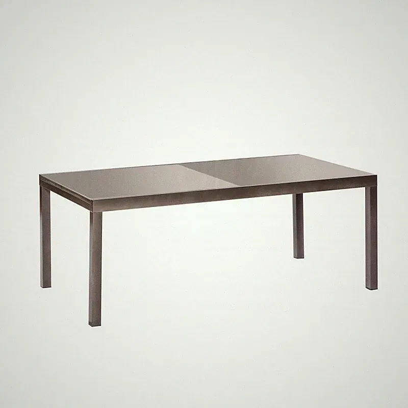 Merxx Semi Ausziehtisch Gartentisch 150(220)x90cm Aluminium graphit