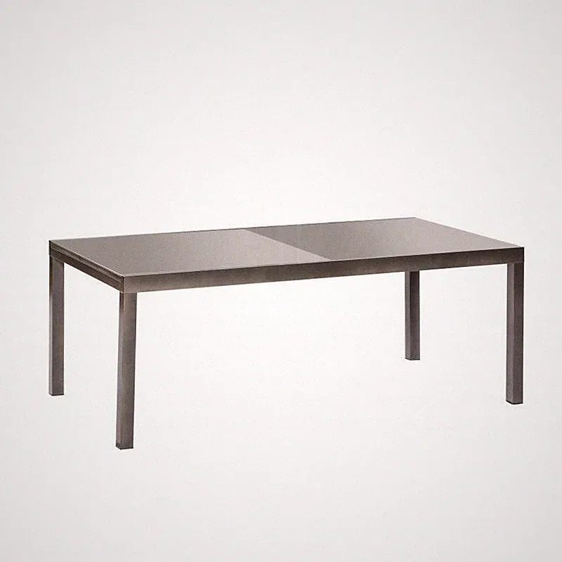 Merxx Semi Ausziehtisch Gartentisch 180(250)x100cm Aluminium graphit