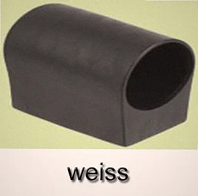 MWH Fußkappe / Bodengleiter Gartentisch rund Ø 32 mm weiß