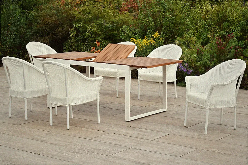 MX Gartenmöbel Bamberg Set 7tlg. Terrassenmöbel Balkonmöbel Gartengarnitur Tisch