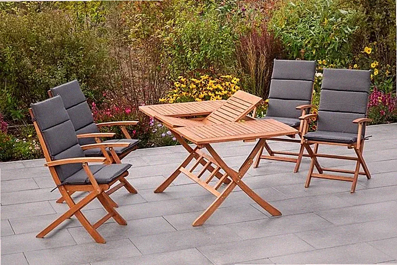 MX Gartenmöbel Comodoro Set 9tlg. Esstischgruppe Balkonmöbel Terrassenmöbel