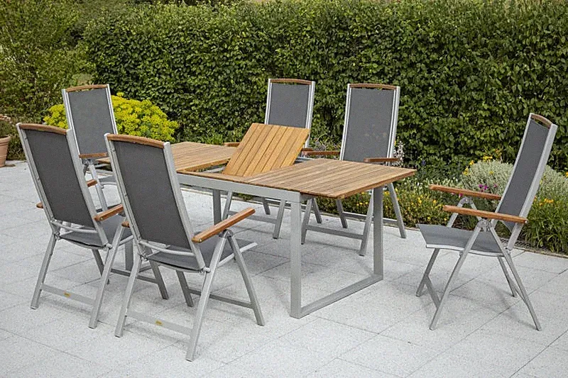 MX Gartenmöbel Esstischgruppe Siena Balkonmöbel Terrassenmöbel Tischruppe Tisch