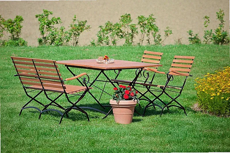 MX Gartenmöbel Schlossgarten 4tlg. Gartengarnitur Biergartengarnitur Balkonmöbel